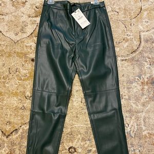 Zara leather leggings!